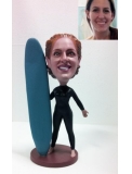 Mujer surfista 30 cm